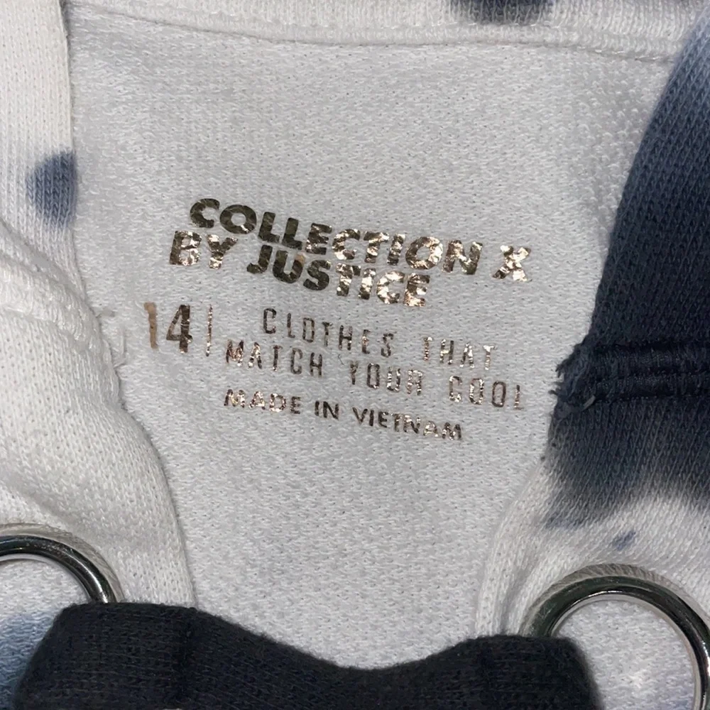 Girl’s Justice Hoodie Sweatshirt, Great Condition, Super Cute! Size 14